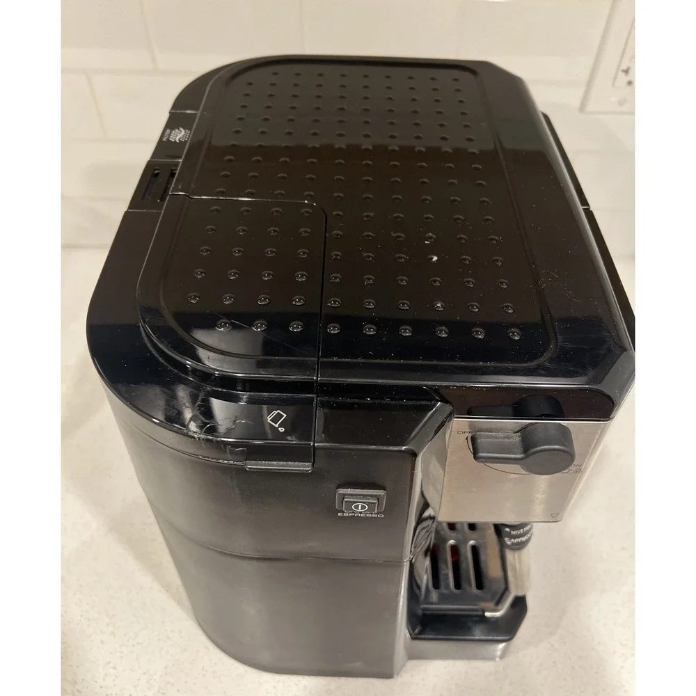De'Longhi BCO430BC Combination Espresso and Coffee Machine Black/Silver Check